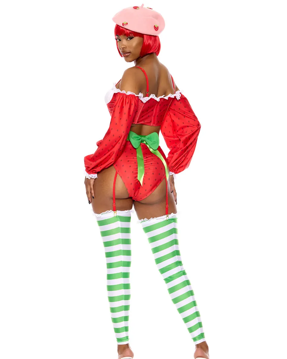 4pc Strawberry Shawty Costume