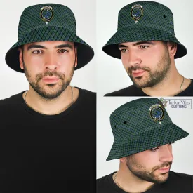 Arbuthnot Tartan Bucket Hat with Family Crest