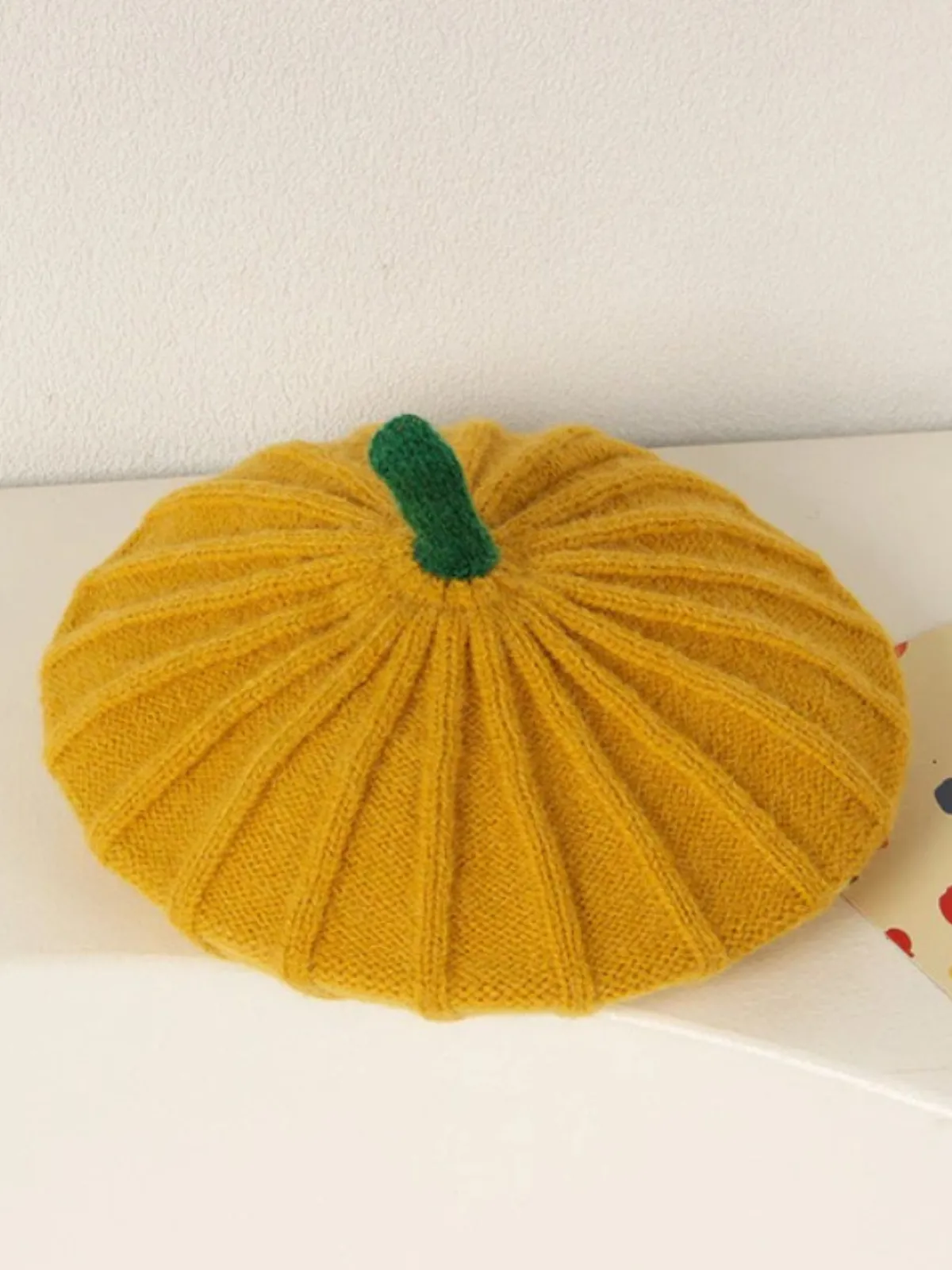 Autumn Bliss Pumpkin Beret Hat