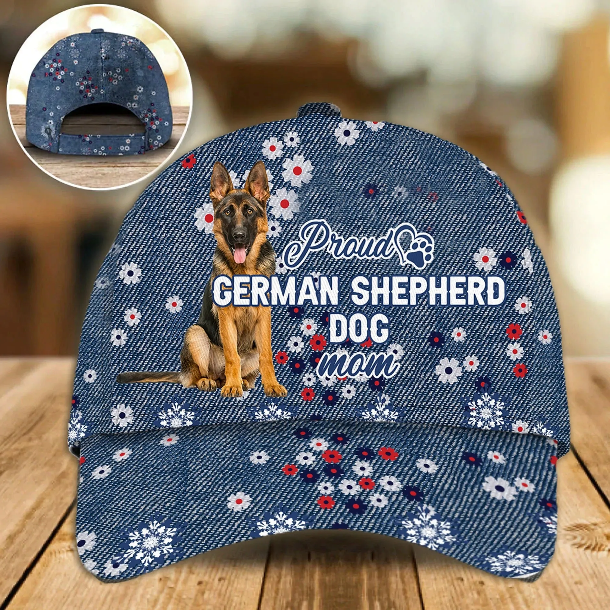 Baseball Cap Proud Dog Mom, Classic Cap With Dog Bread, Dog Mom Cap Hat, Dog Mom Gifts