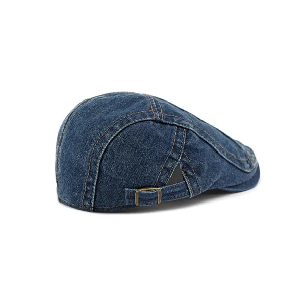 Blue Denim Beret Hat 藍色牛仔貝雷帽 KCHT2438