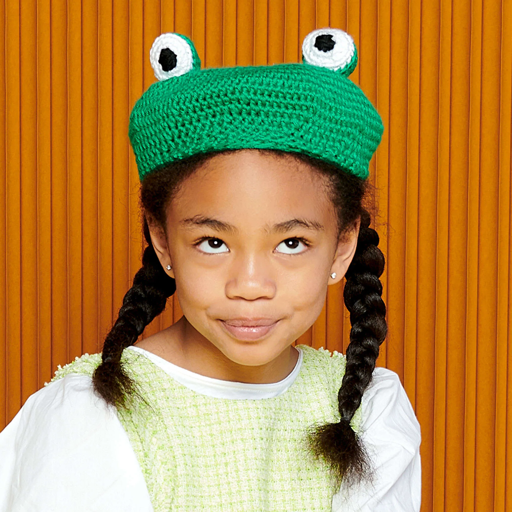 Caron Croak-chet Frog Beret to Crochet