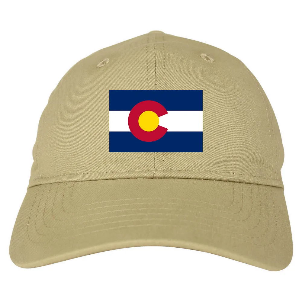 Colorado State Flag CO Chest Mens Dad Hat