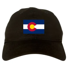 Colorado State Flag CO Chest Mens Dad Hat