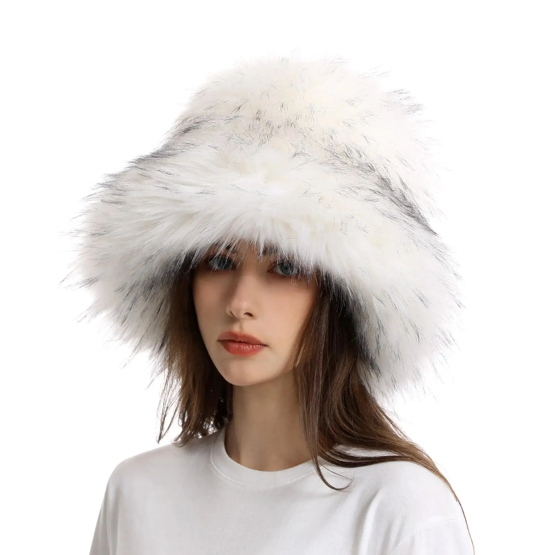 Cozy Crave Faux Fur Runway Hat