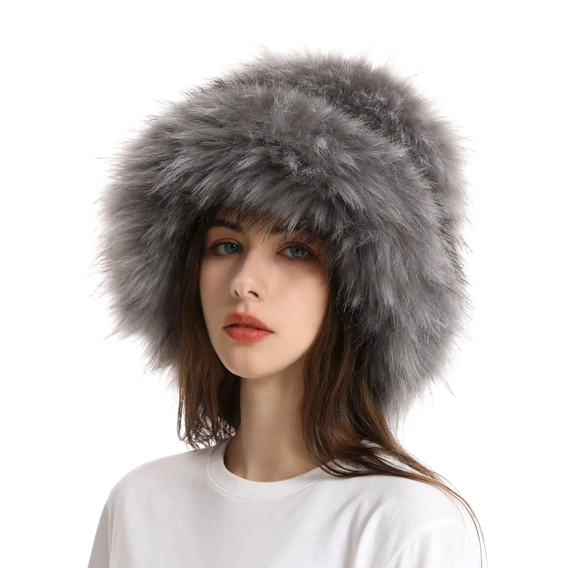 Cozy Crave Faux Fur Runway Hat