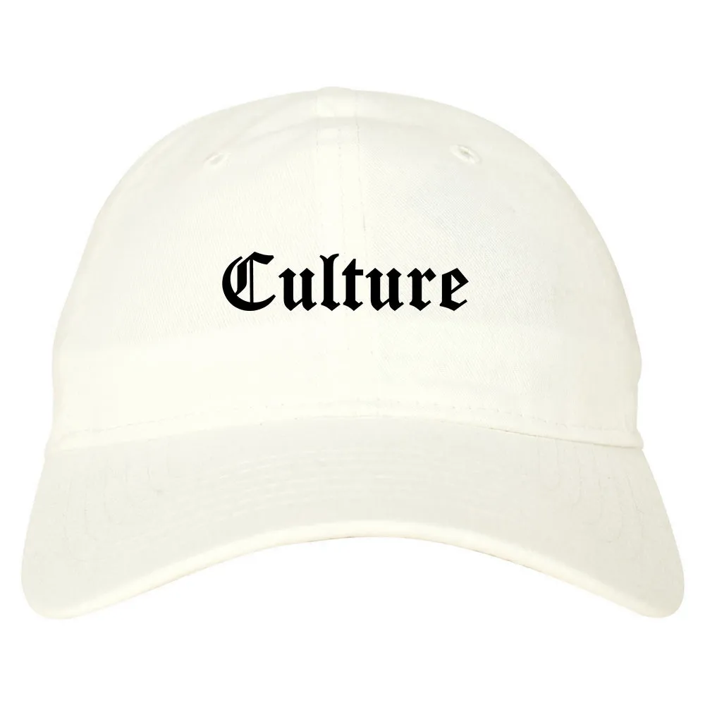 Culture Gothic Font Mens Dad Hat Baseball Cap