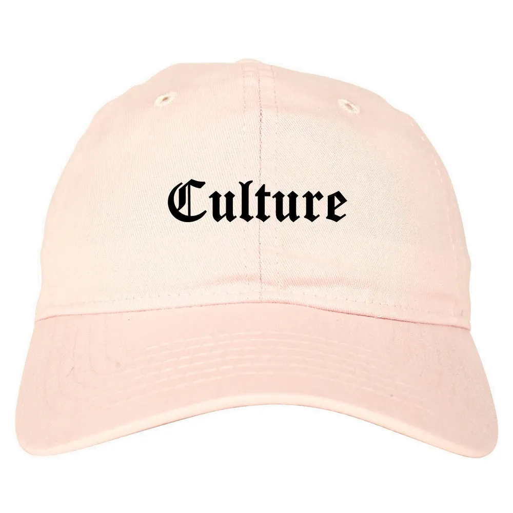 Culture Gothic Font Mens Dad Hat Baseball Cap