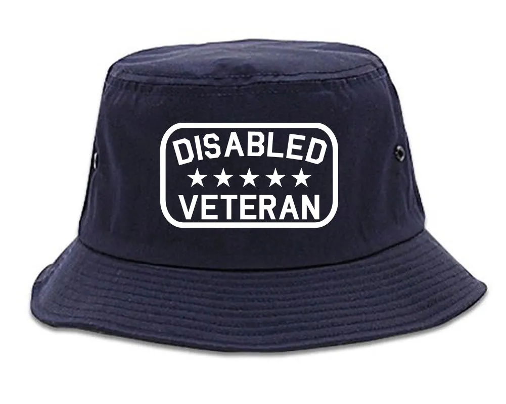 Disabled Veteran Army Mens Bucket Hat