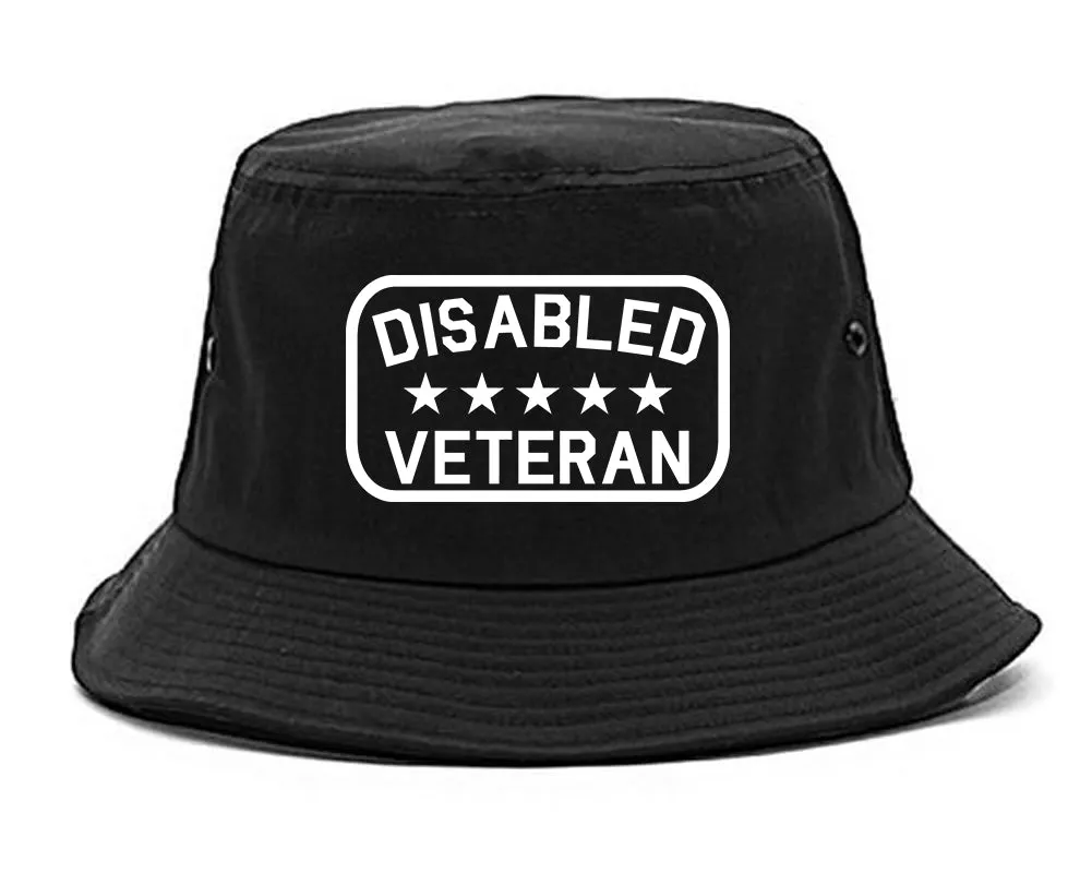 Disabled Veteran Army Mens Bucket Hat