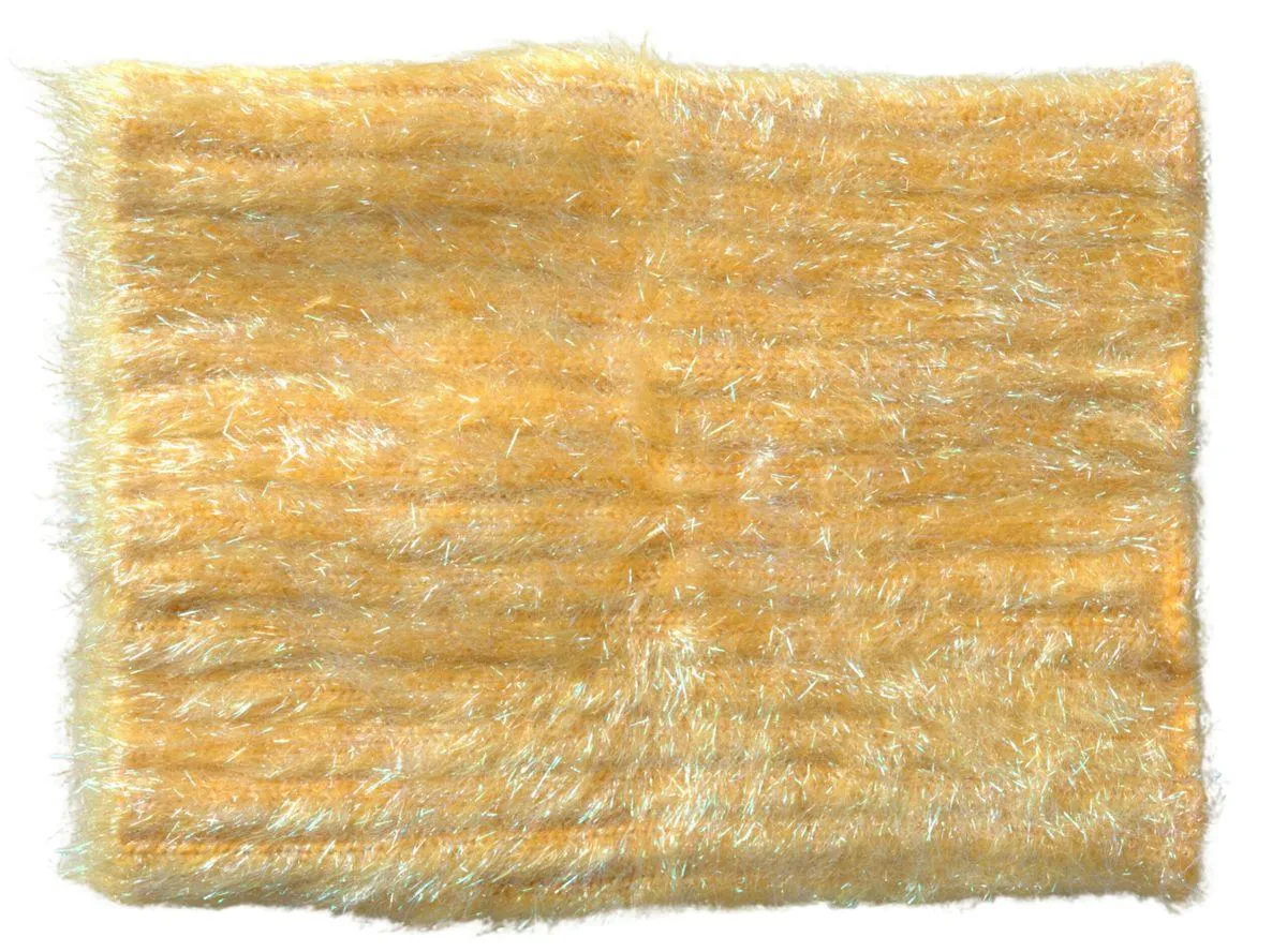 Dolce & Gabbana Yellow Polyester Mohair Fiber Neck Wrap Scarf