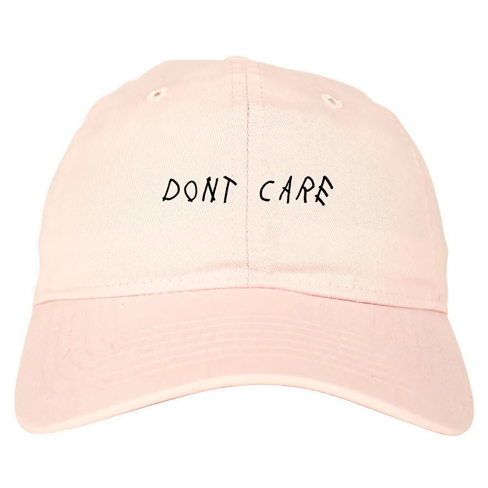 Dont Care Mens Dad Hat Baseball Cap