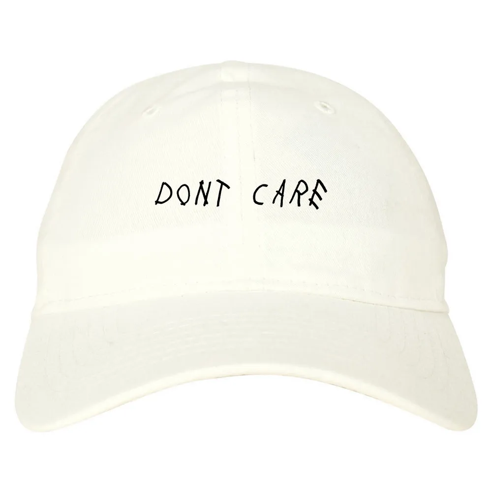 Dont Care Mens Dad Hat Baseball Cap