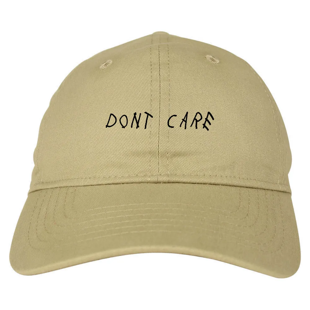 Dont Care Mens Dad Hat Baseball Cap