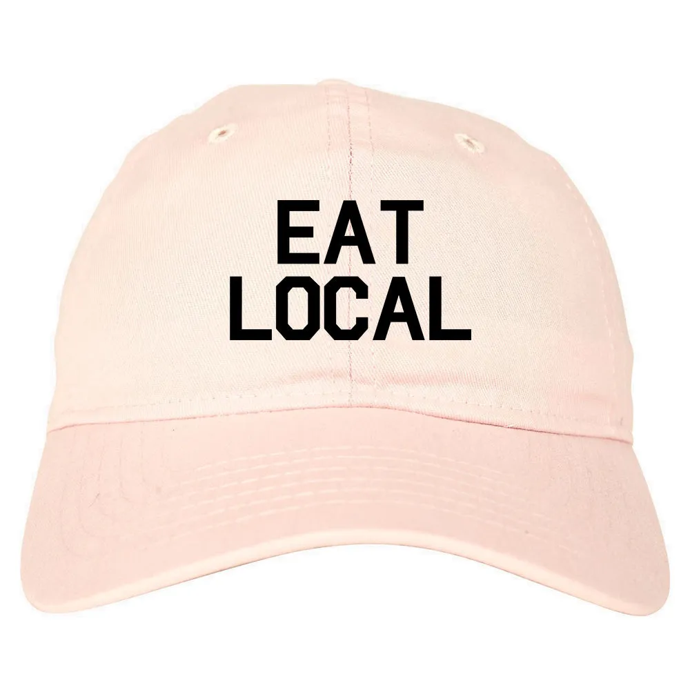 Eat Local Buy Mens Dad Hat Baseball Cap