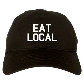 Eat Local Buy Mens Dad Hat Baseball Cap