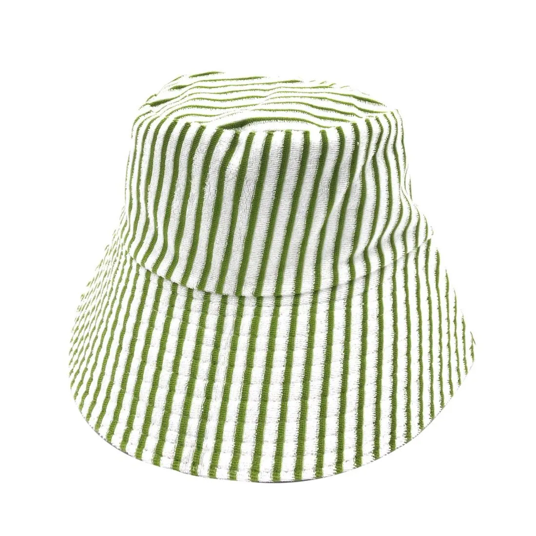 Empire Cove Stripe Terry Cloth Bucket Hat Fisherman Cap Women Men Summer Sun Hat