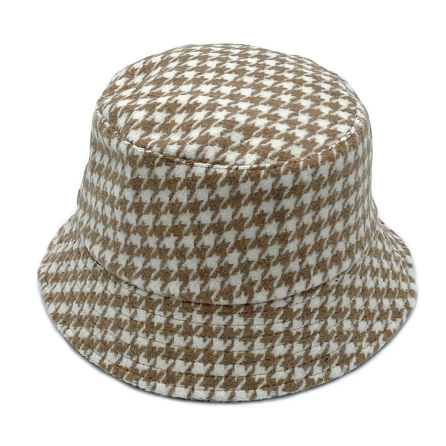 Empire Cove Womens Houndstooth Print Bucket Hat Fishermans