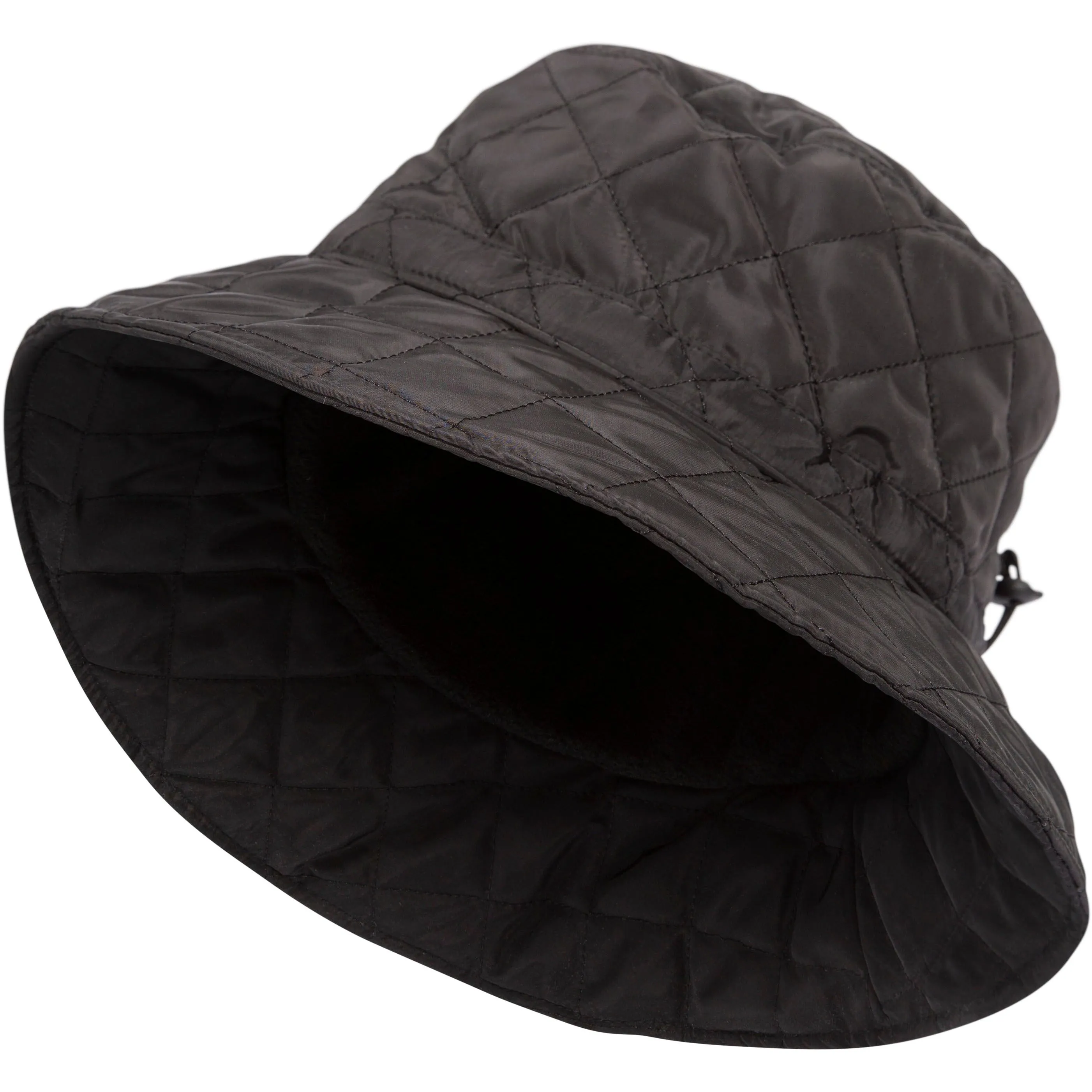 Flow Quilted Bucket Hat for Adults in Black