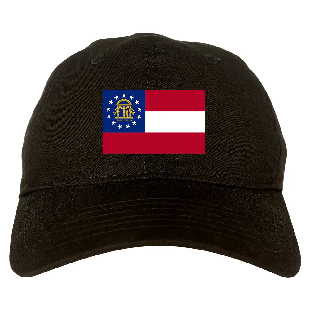 Georgia State Flag GA Chest Mens Dad Hat