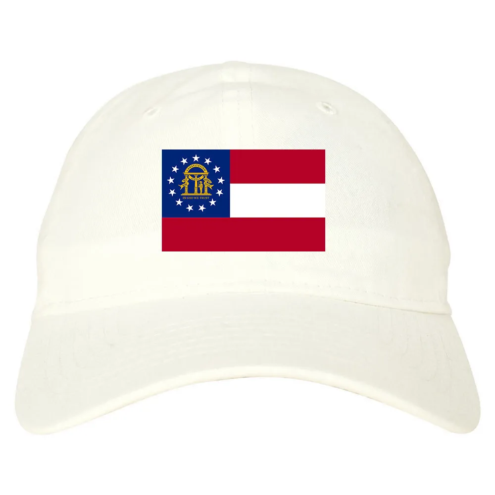 Georgia State Flag GA Chest Mens Dad Hat