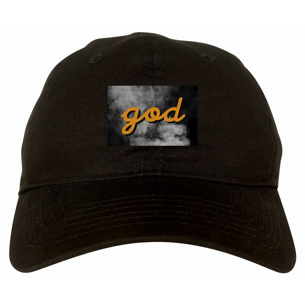 God Up In Smoke Puff Goth Dark Dad Hat