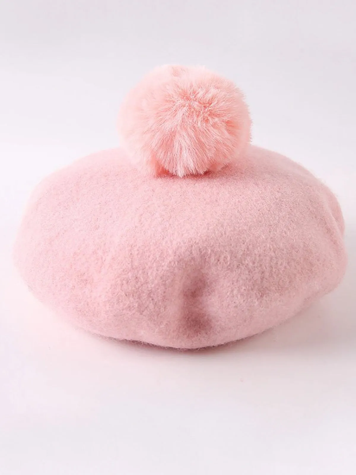 Good Vibes Only Pom Pom Beret Hat