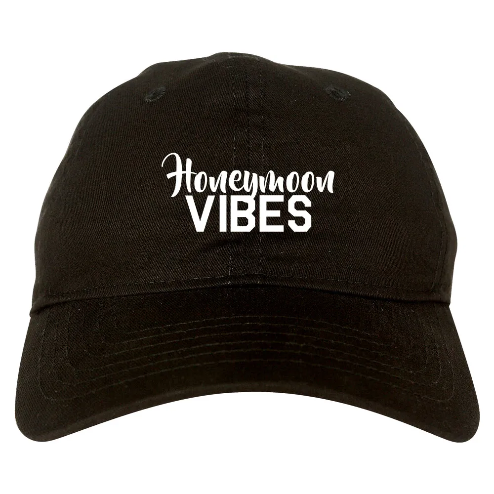 Honeymoon Vibes Wedding Mens Dad Hat Baseball Cap