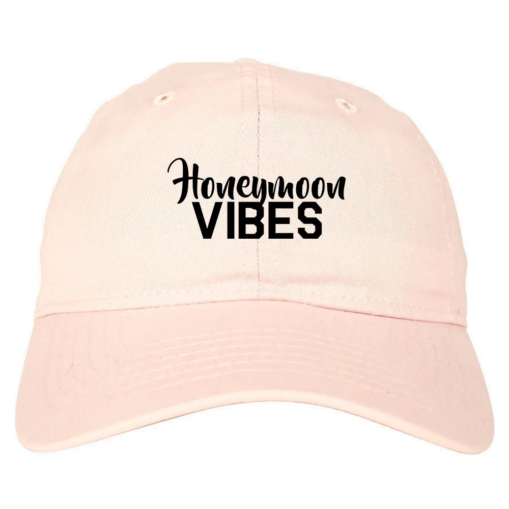 Honeymoon Vibes Wedding Mens Dad Hat Baseball Cap