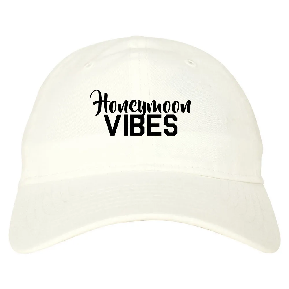 Honeymoon Vibes Wedding Mens Dad Hat Baseball Cap