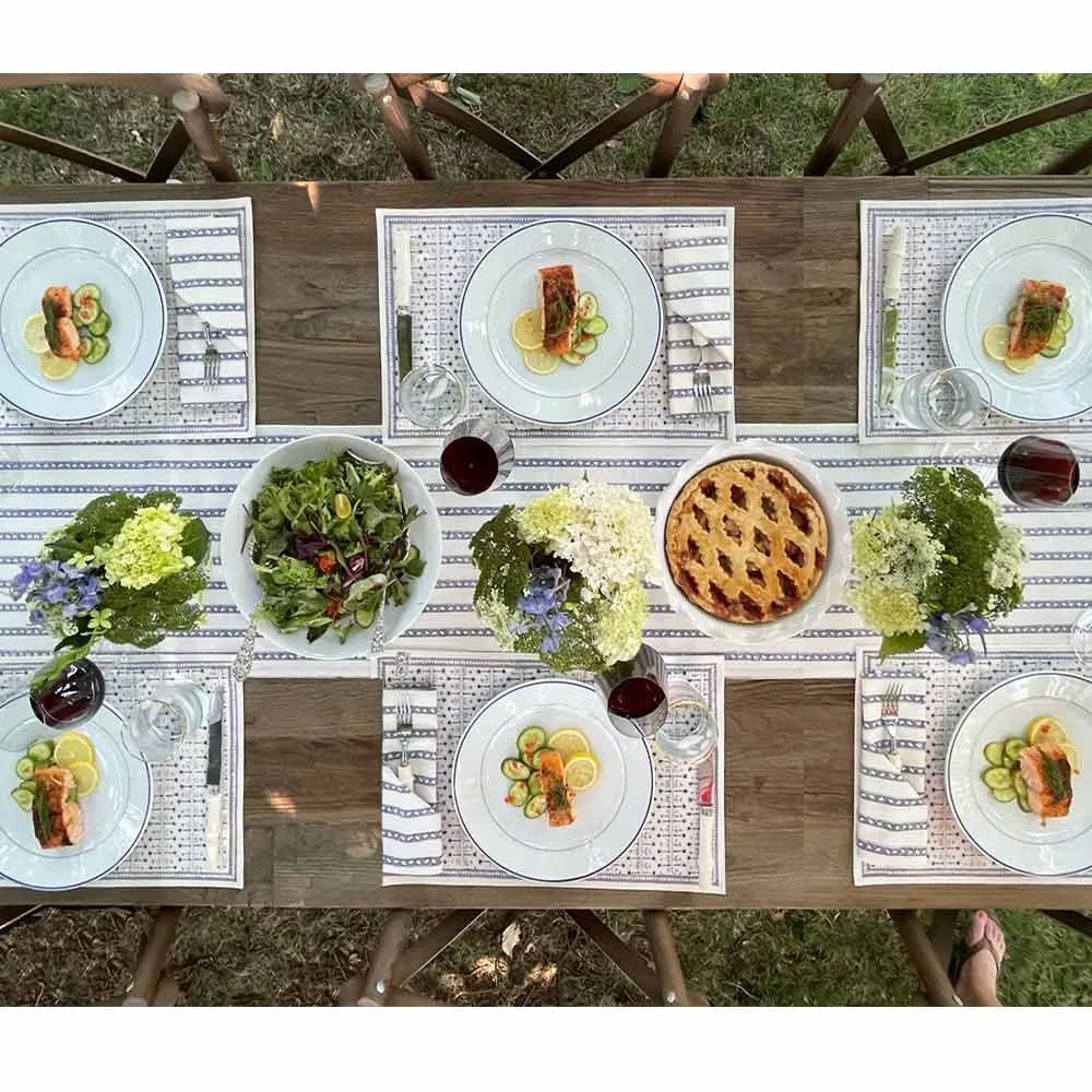 India Hicks Home Pouchette Slate Placemat | Set of 4