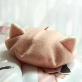 Kawaii Cat Ears Beret