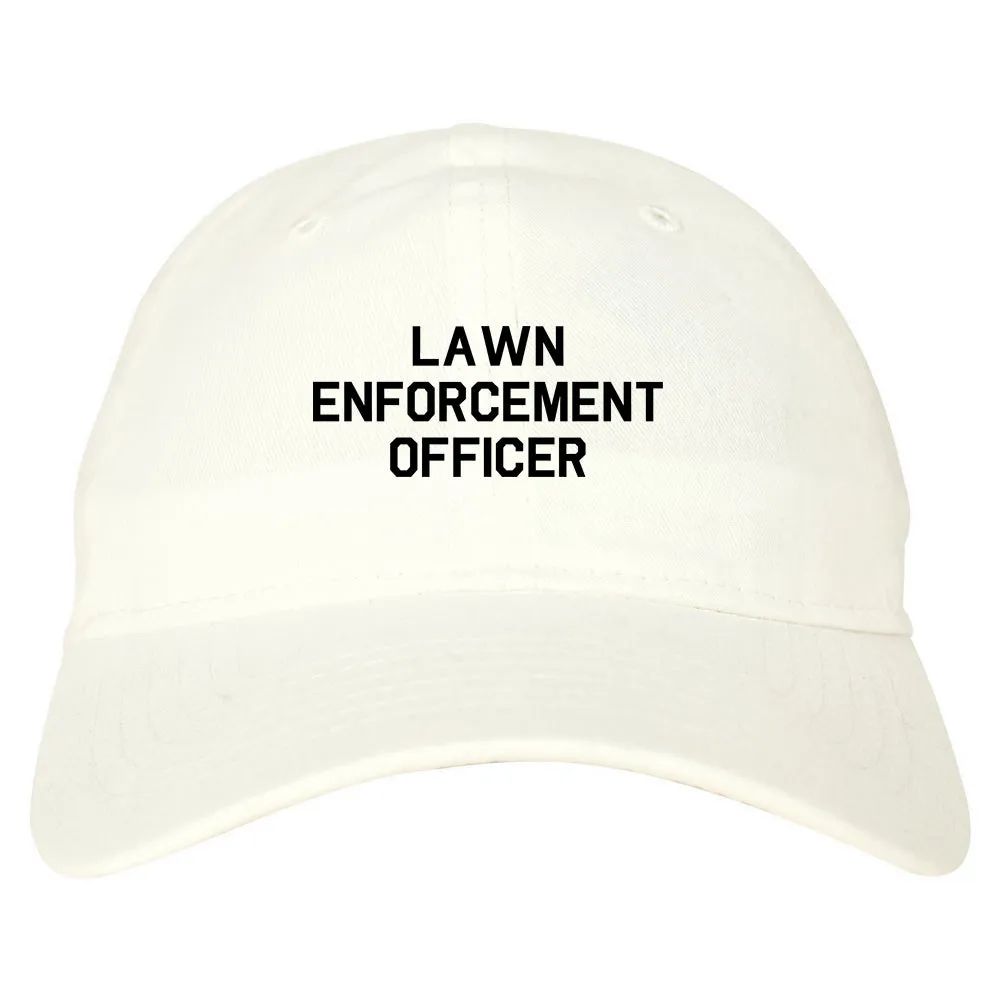 Lawn Enforcement Officer Funny Dad Grandpa Gift Mens Dad Hat