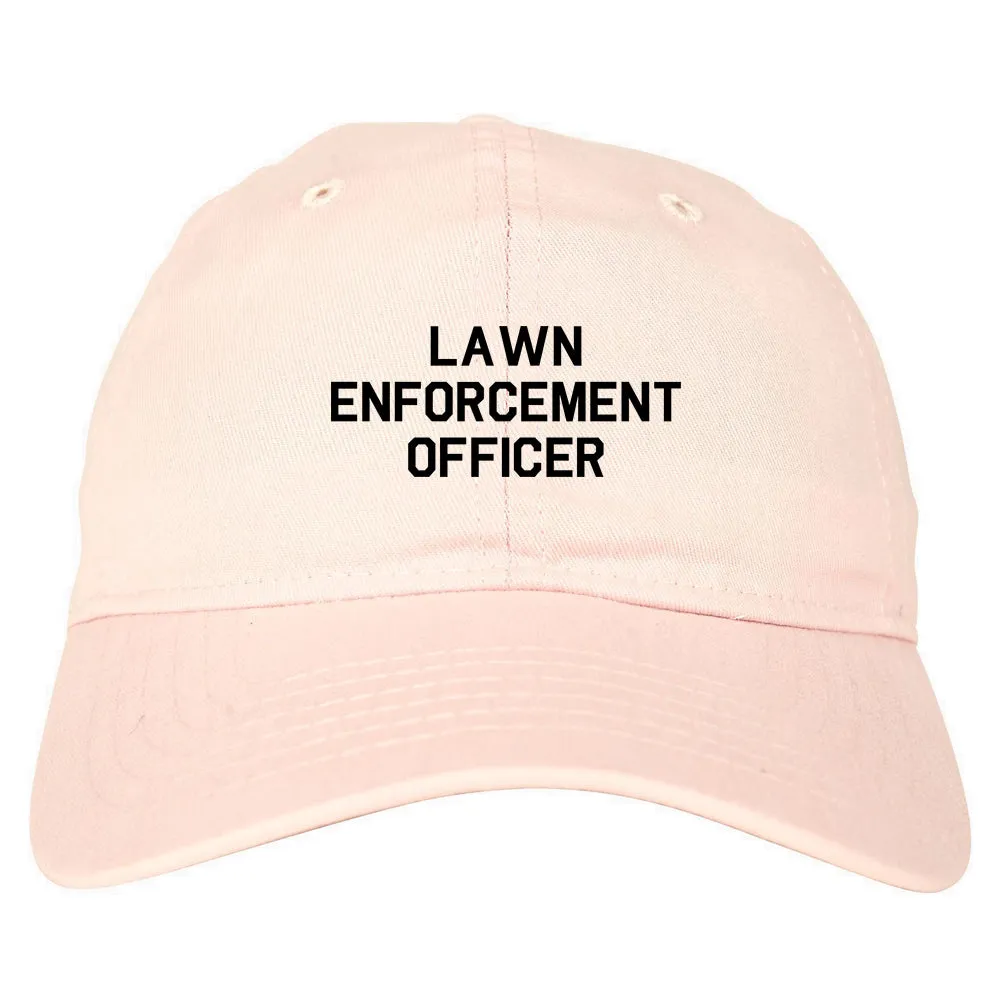 Lawn Enforcement Officer Funny Dad Grandpa Gift Mens Dad Hat