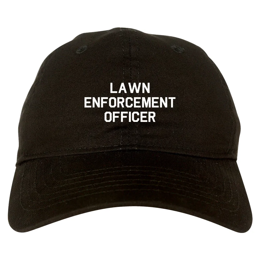 Lawn Enforcement Officer Funny Dad Grandpa Gift Mens Dad Hat