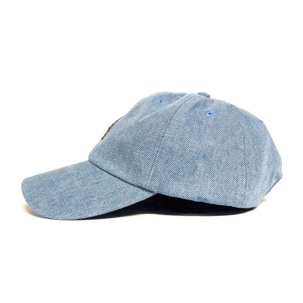 Misunderstood Goku Dad Hat in Denim