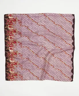 Vintage Silk Square Scarf - No. 240701