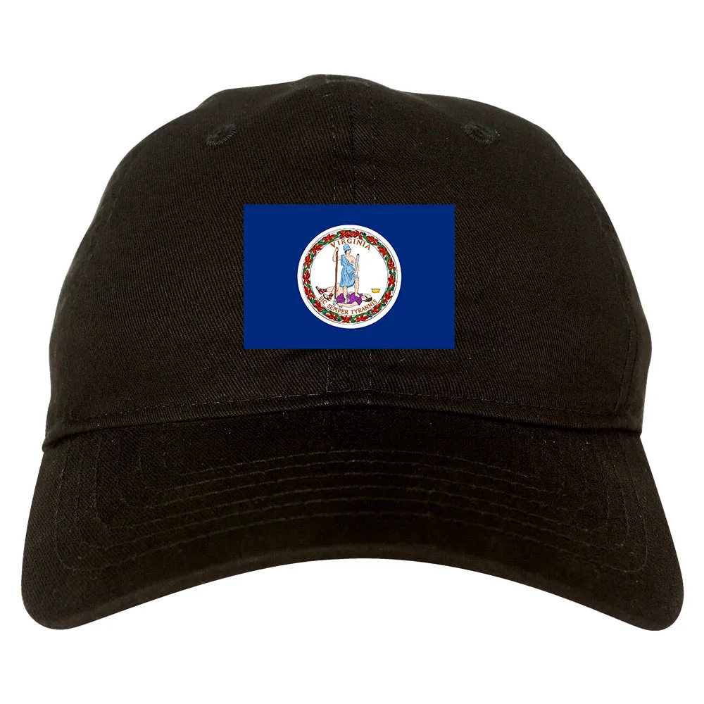 Virginia State Flag VA Chest Mens Dad Hat