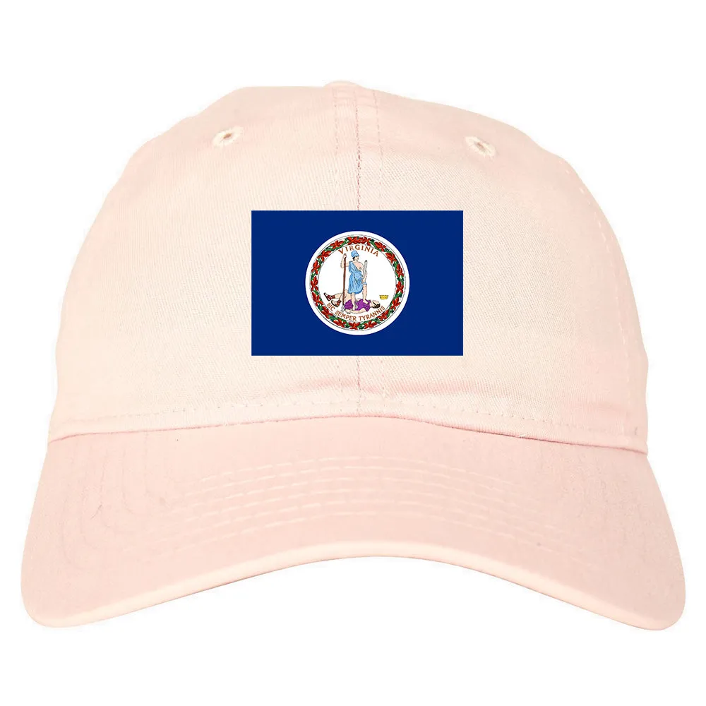 Virginia State Flag VA Chest Mens Dad Hat